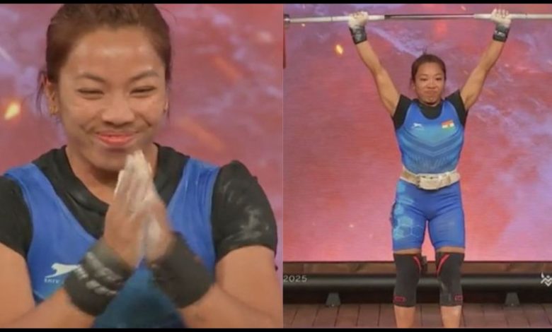 Mirabai Chanu ने 48kg में 199kg उठाकर World Weightlifting Championships 2025 में सिल्वर जीता, भारत का तीन साल का इंतजार खत्म