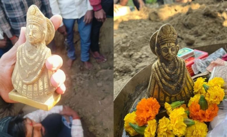 UP News: उन्नाव में जमीन के नीचे मिली खाटू श्याम की मूर्ति, युवक के सपने ने खोला राज